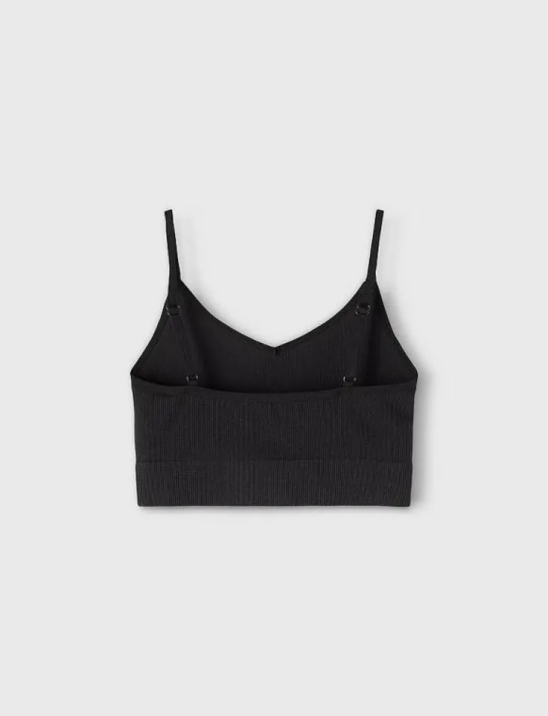 NLFKAILEY RIB BRALETTE 2PACK NOOS - Överdelar
