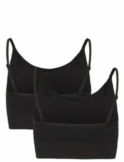 NLFKAILEY RIB BRALETTE 2PACK NOOS - Överdelar