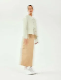 NLFTHILSE MIDI CARGO SKIRT - Maxikjol