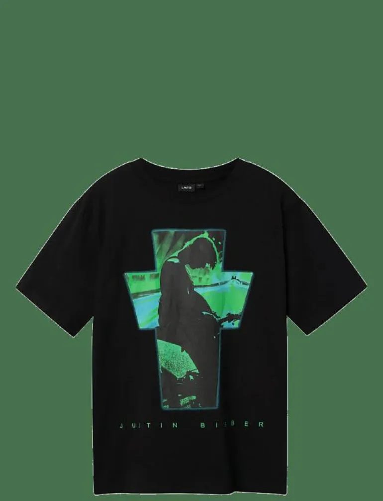NLNASBEN JUSTINBIEBER SS L TOP UNV - Kortärmade