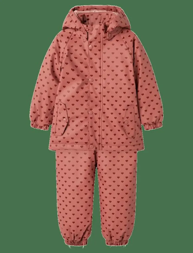 NMFLADRY10 SET AOP FO LIL - Regnställ