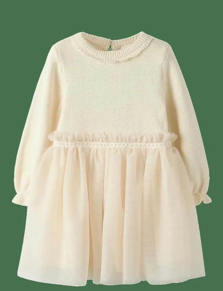 NMFSARINA LS KNIT DRESS LIL - Långärmade babyklänningar