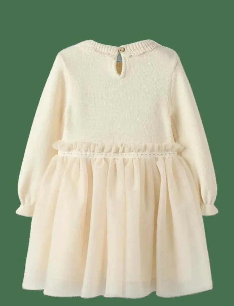 NMFSARINA LS KNIT DRESS LIL - Långärmade babyklänningar