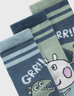 NMMADINIS PEPPAPIG 3P SOCK CPLG - Strumpor & Tights