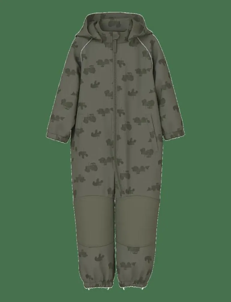 NMMALFA08 SOFTSHELL SUIT AOP 1FO NOOS - Overaller