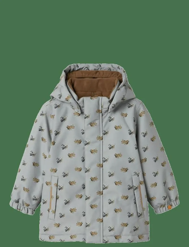 NMMLASNOW10 JKT FO AOP1 LIL - Vinterjacka