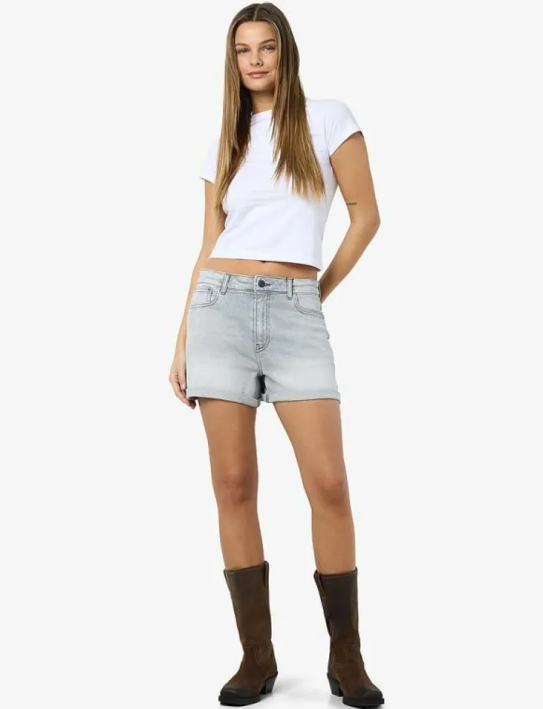 NMMONI HW DNM SHORTS AZ277LG NOOS - Jeansshorts