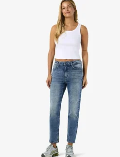 NMMONI HW STRAGHT ANK JEANS AZ221DB NOOS - Straight jeans