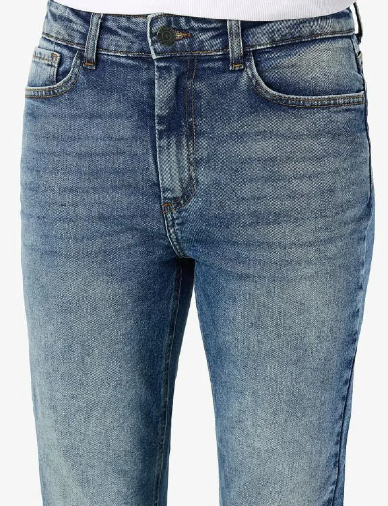 NMMONI HW STRAGHT ANK JEANS AZ221DB NOOS - Straight jeans