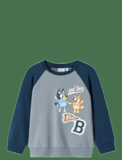 NMMSILAS BLUEY NREG SWEAT BRU SKY - Sweatshirts