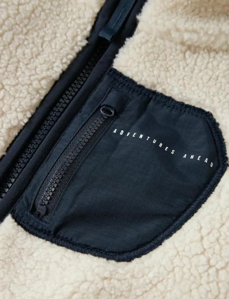 NMNMATTIA SHERPA JACKET PB - Jackor