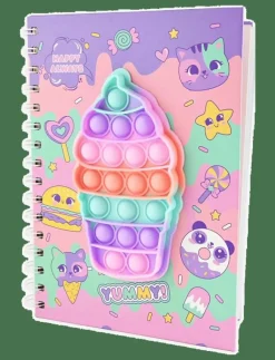 NOTEBOOK SPIRAL POP IT ICE CREAM A5 - Kalendrar & Anteckningsblock