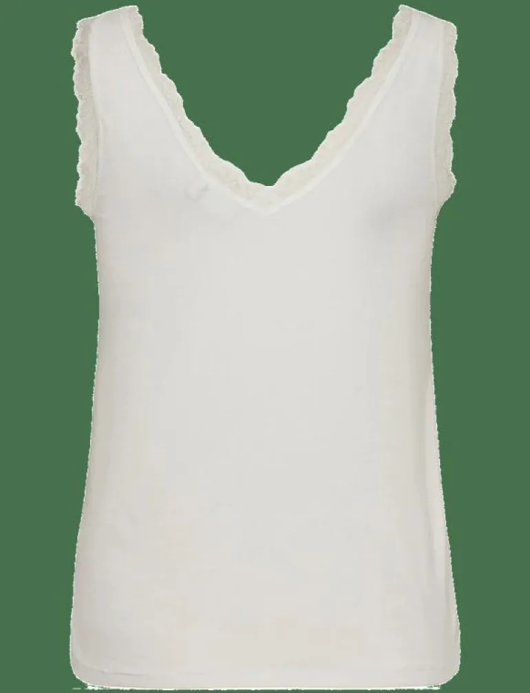 NUBOWIE LACE TOP - Linnen