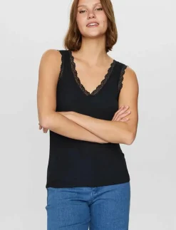 NUBOWIE LACE TOP - Linnen