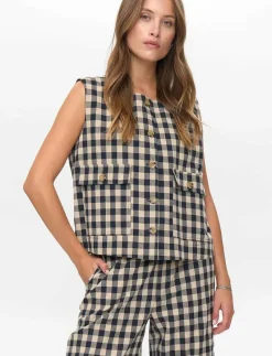 NUCHIKKA WAISTCOAT - Stickade västar
