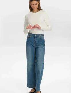 NUPARIS CROPPED JEANS - Vida byxor
