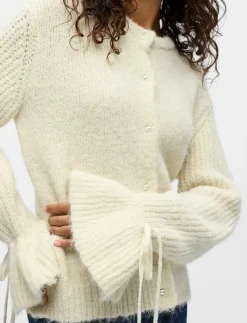 OBJSALIKA L/S RE KNIT CARDIGAN 142 - Koftor