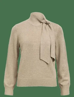OBJTHESS L/S RE BOW KNIT PULLOVER NOOS - Stickat