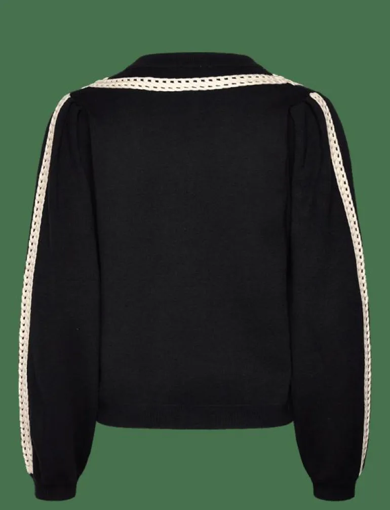 OBJULLA KNIT L/S RE CARDIGAN 134 - Koftor