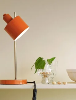 Ocean orange/ messing bordlampe - Bordslampor