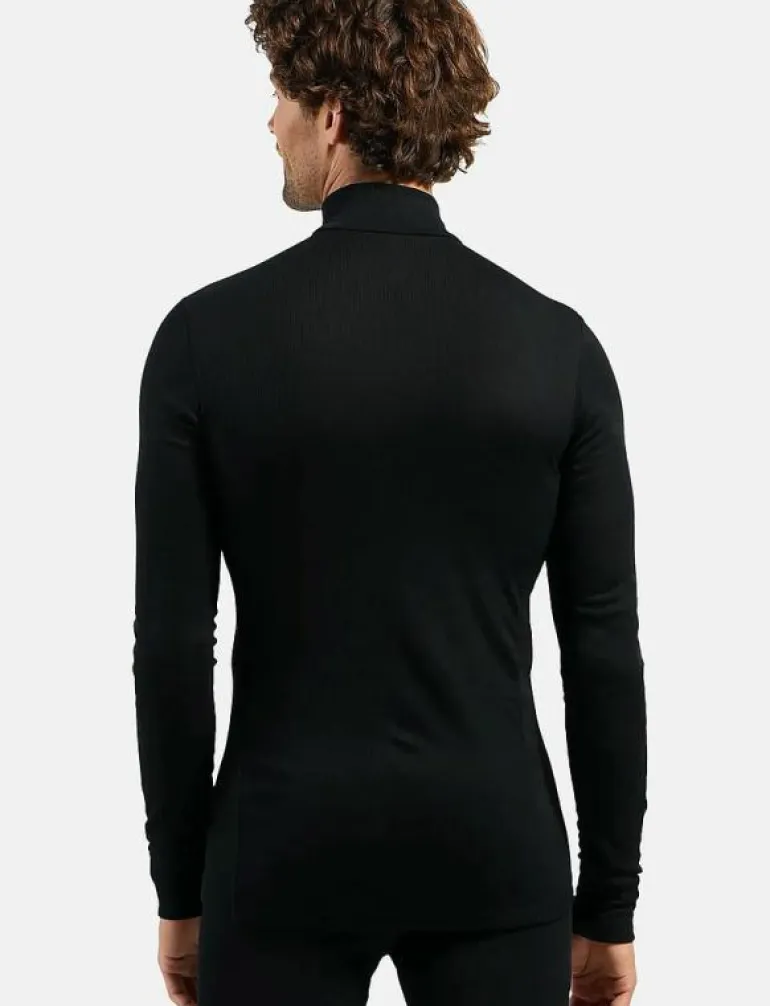 Odlo Active Warm Bl Top Turtle Neck L/S Half Zip - Underställströja