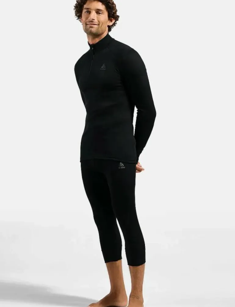 Odlo Active Warm Bl Top Turtle Neck L/S Half Zip - Underställströja