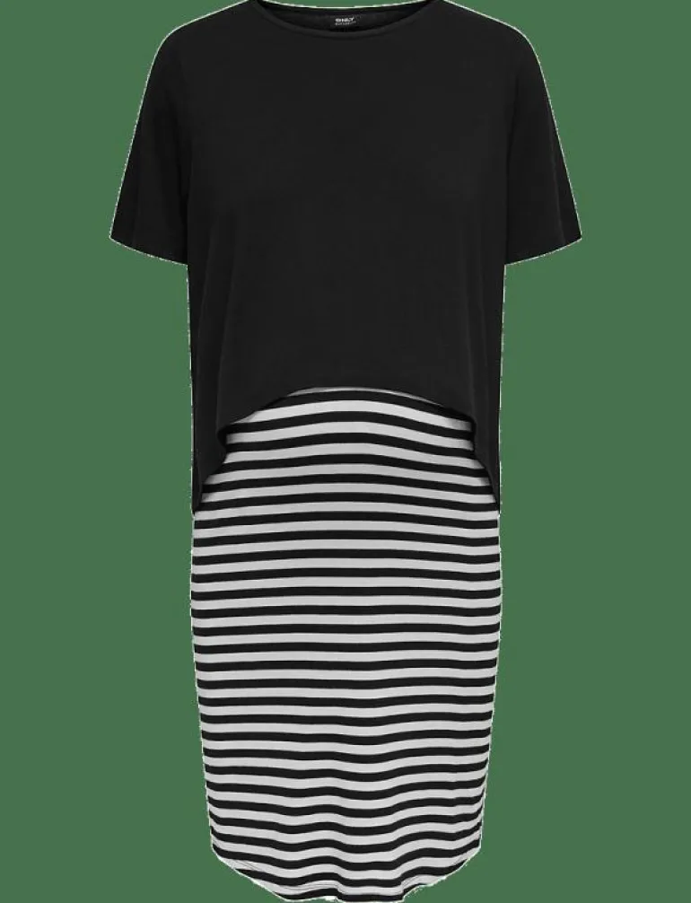 OLMOLINE S/S O-NECK NURSI DRESS JRS NOOS - Korta klänningar