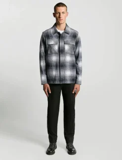 Ombre Check Overshirt - Jackor & rockar