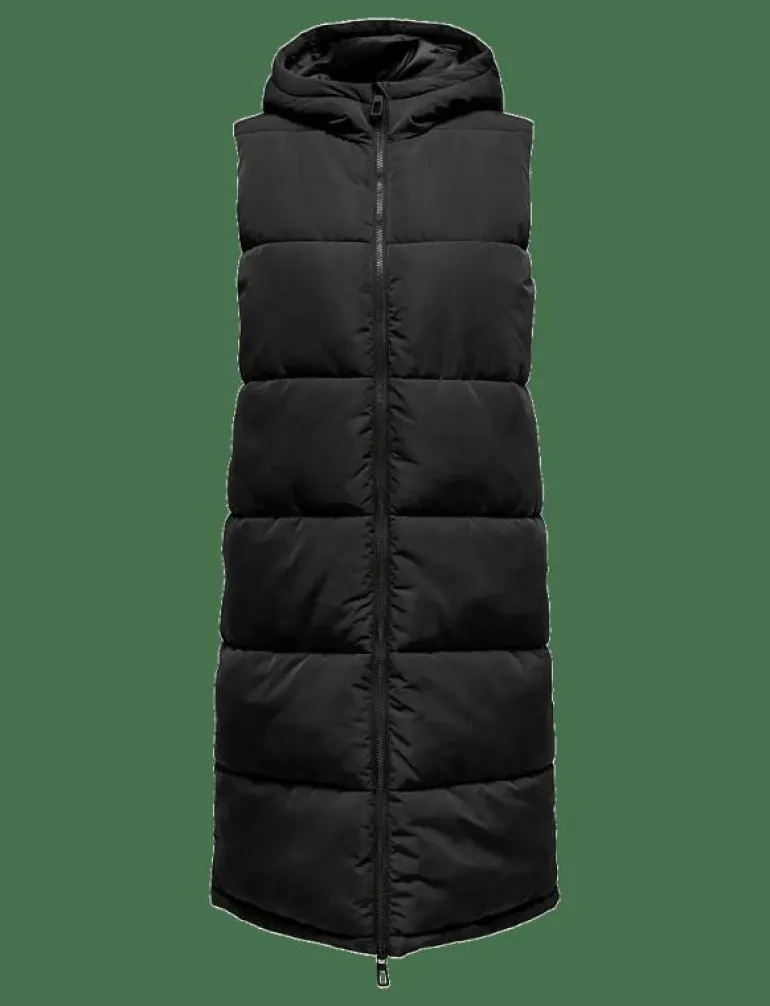ONLALINA LONG WAISTCOAT OTW NOOS - Vadderade västar