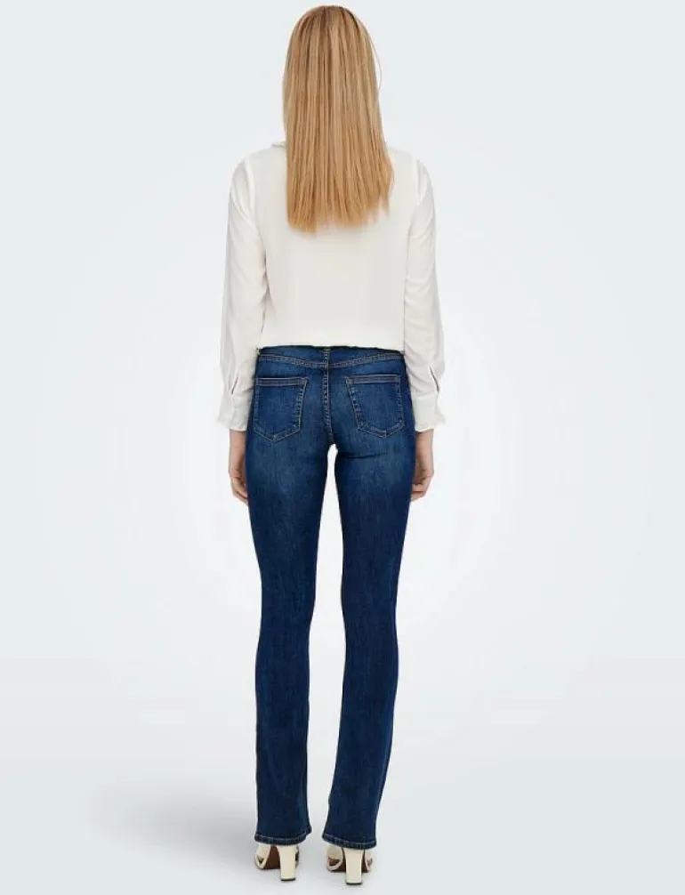 ONLBLUSH MID FLARED DNM TAI021 NOOS - Utsvängda jeans