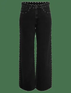 ONLHOPE HW STUDDED WIDE DNM TAI - Vida byxor