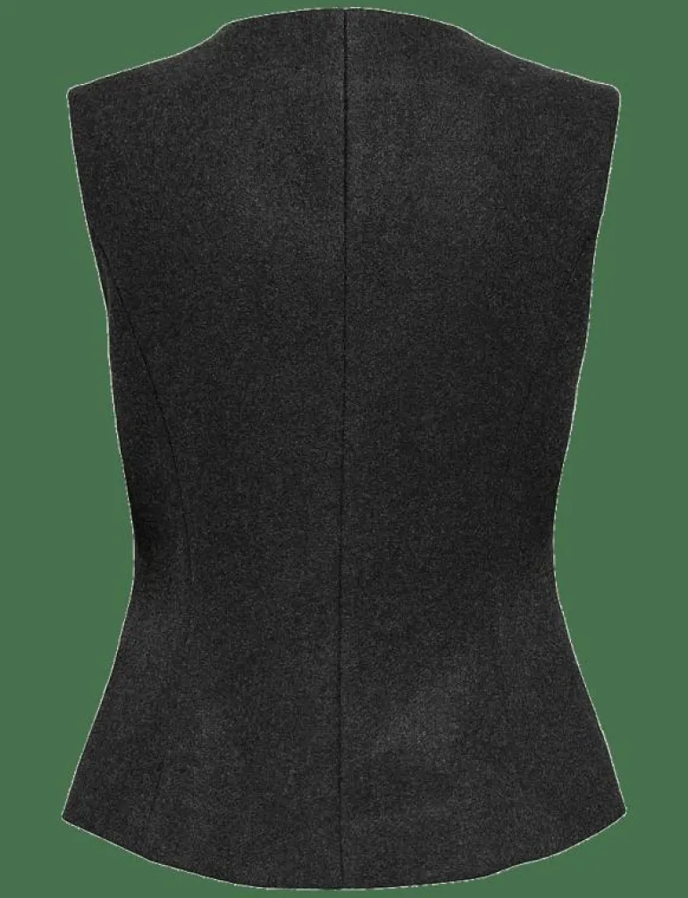 ONLMAIKA ASYM FIT WAISTCOAT PNT OX - Kavajer