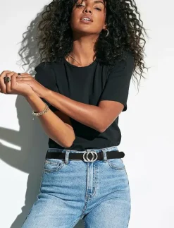 ONLRASMI FAUX LEATHER JEANS BELT NOOS - Skärp