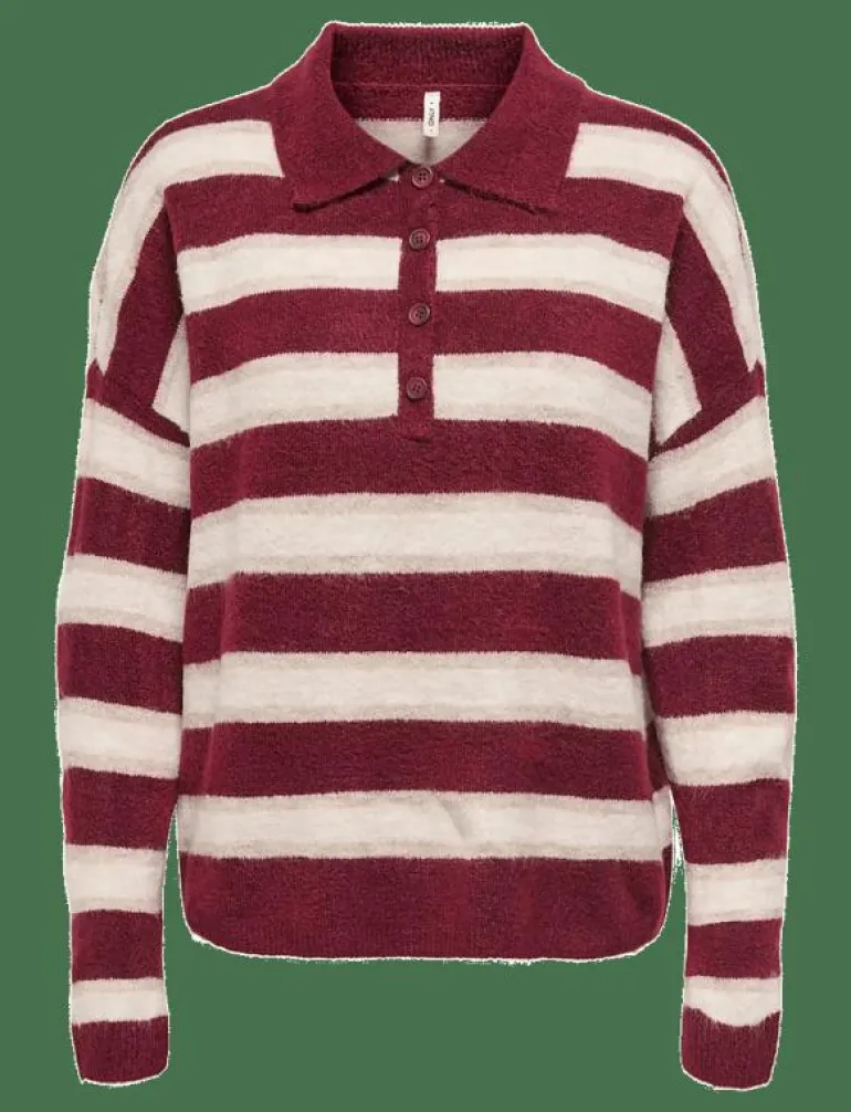 ONLTALIO LS POLO NECK BF KNT - Stickat