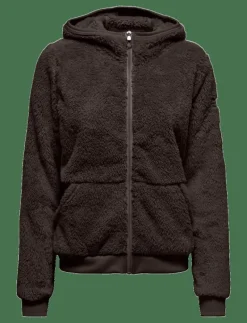 ONPFLUFFY HOOD FZ LS JCK - Huvtröjor