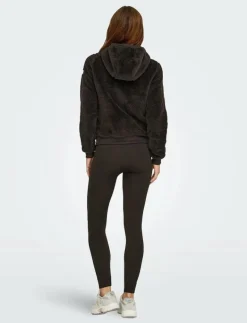 ONPFLUFFY HOOD FZ LS JCK - Huvtröjor