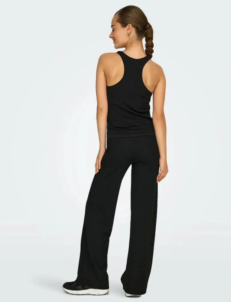 ONPJAIA LIFE ON RACERBACK SEAM TOP - Linnen