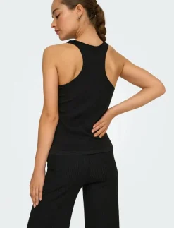 ONPJAIA LIFE ON RACERBACK SEAM TOP - Linnen
