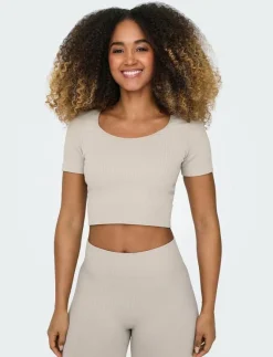 ONPJAIA LIFE SS 2-WAY CROP SEAM TOP NOOS - Crop tops