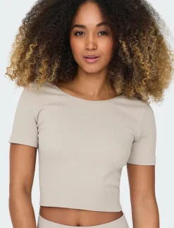 ONPJAIA LIFE SS 2-WAY CROP SEAM TOP NOOS - Crop tops