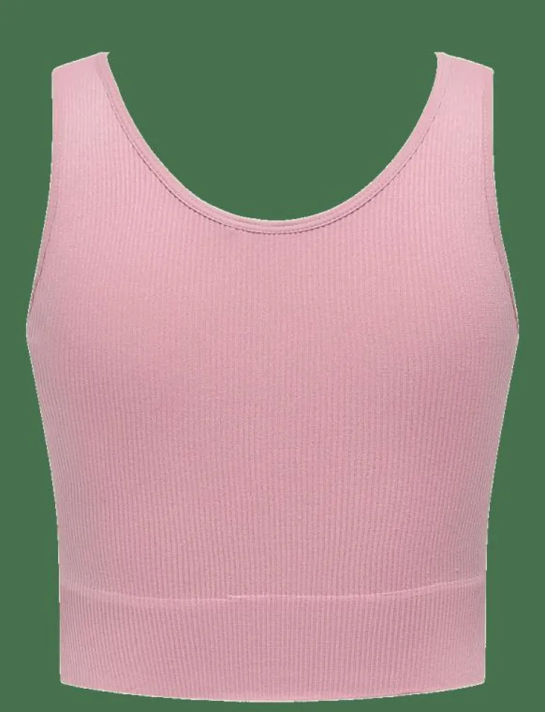 ONPJAIA LIFE UN SL SEAM SHORT TOP NOOS - Crop tops