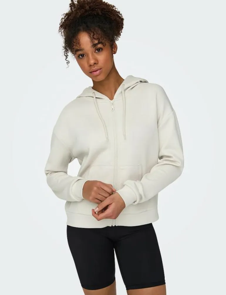 ONPLOUNGE LIFE HOOD FZ LS SWT NOOS - Huvtröjor