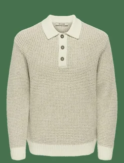 ONSALF RLX STRUCTURE POLO KNIT - Stickade pikéer