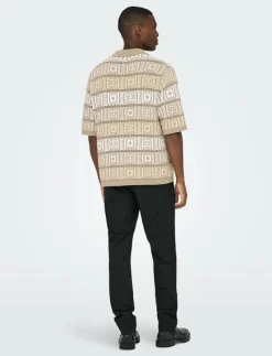 ONSBART LIFE RLX 5 SS RESORT KNIT - Kortärmade pikéer