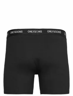 ONSFITZ SOLID BLACK BOXER 3PACK NOOS - Boxershorts