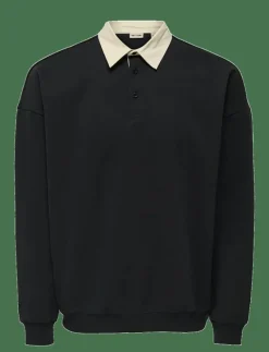 ONSJEFFREY VTG LS RUGBY SOLID POLO - Långärmade pikéer