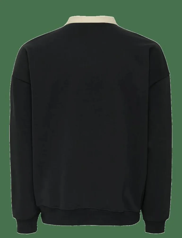 ONSJEFFREY VTG LS RUGBY SOLID POLO - Långärmade pikéer