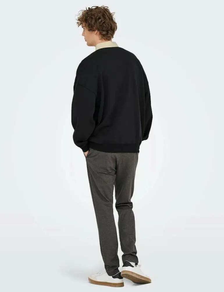 ONSJEFFREY VTG LS RUGBY SOLID POLO - Långärmade pikéer