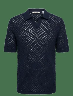 ONSKOLMAR LIFE REG 5 SS RESORT KNIT - Kortärmade pikéer