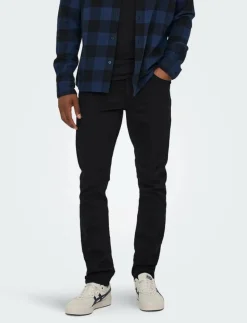 ONSLOOM SLIM BLACK 0448 DIA DNM NOOS - Slim jeans